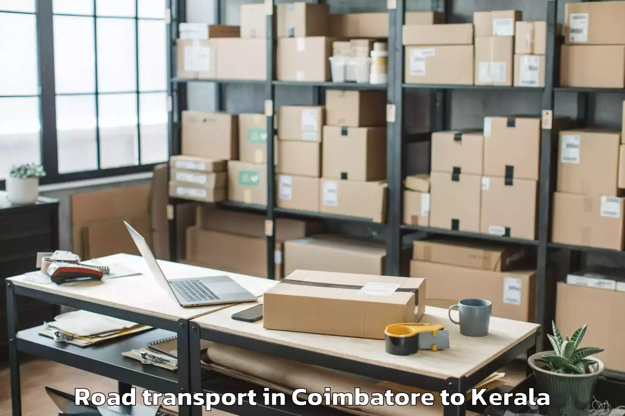 Book Coimbatore to Thachanattukara Road Transport Online